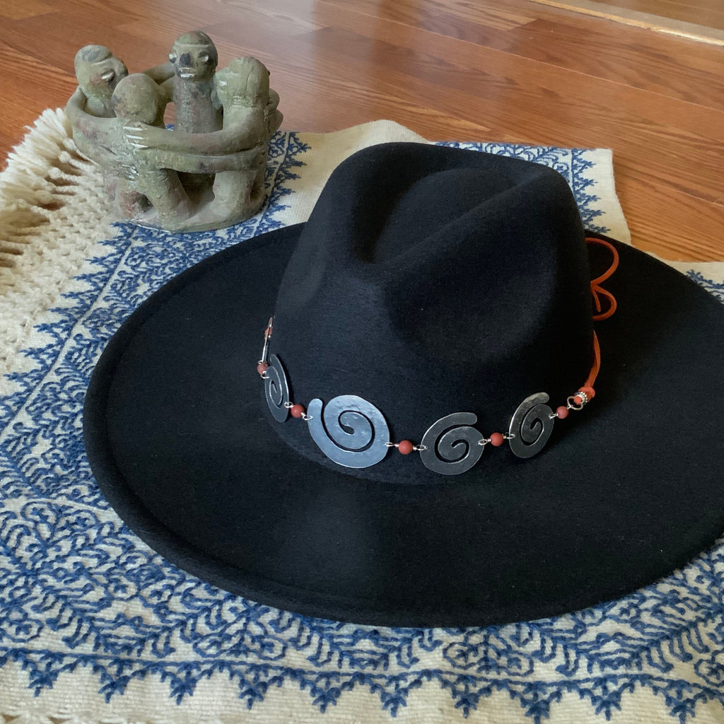 Spiral Goddess Hatband, Spiral Hat Band