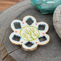 Handmade Southwestern Saguaro Cactus Ceramic Ring Dish with Gold Luster